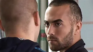 Jordan Fox fucks enduring Fostter Riviera on sneakers